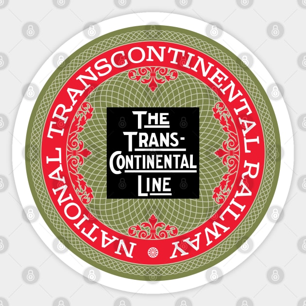 National Transcontinental Railway (Canada, 1913 - 1918) Sticker by Railroad 18XX Designs
